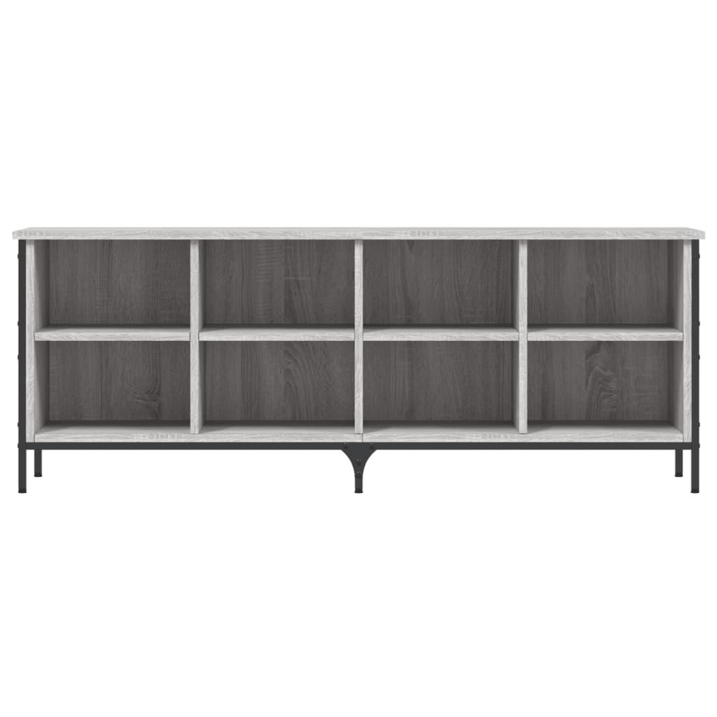 Armoire à chaussures sonoma gris 131x35x50 cm bois d'ingénierie - XIOS