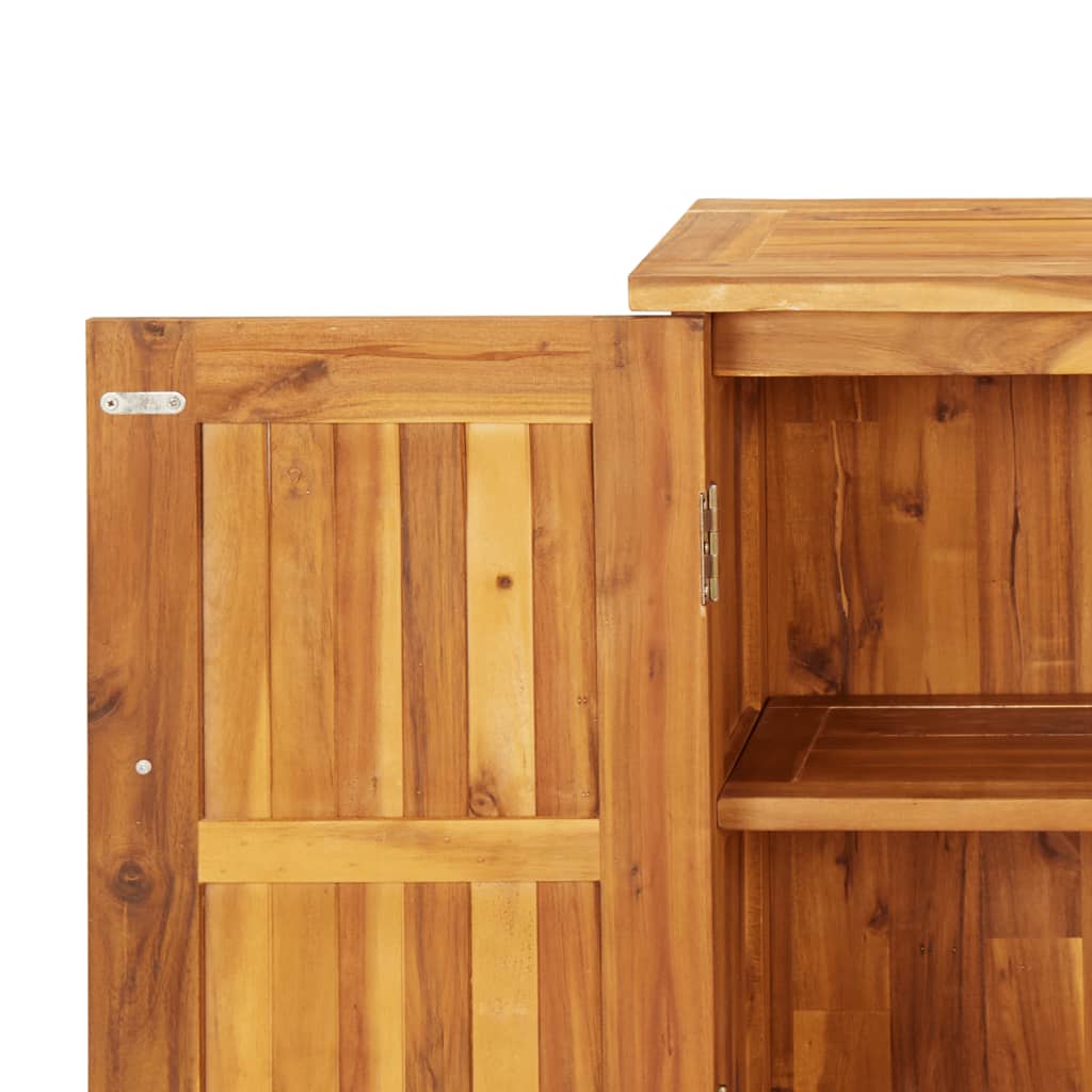 Armoire de jardin 75x35x70 cm bois massif d'acacia - XIOS