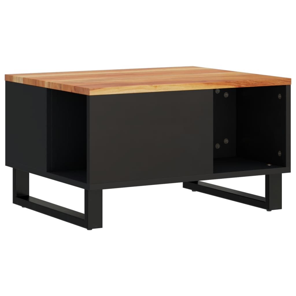 Table basse 60x50x35 cm bois massif d'acacia - XIOS