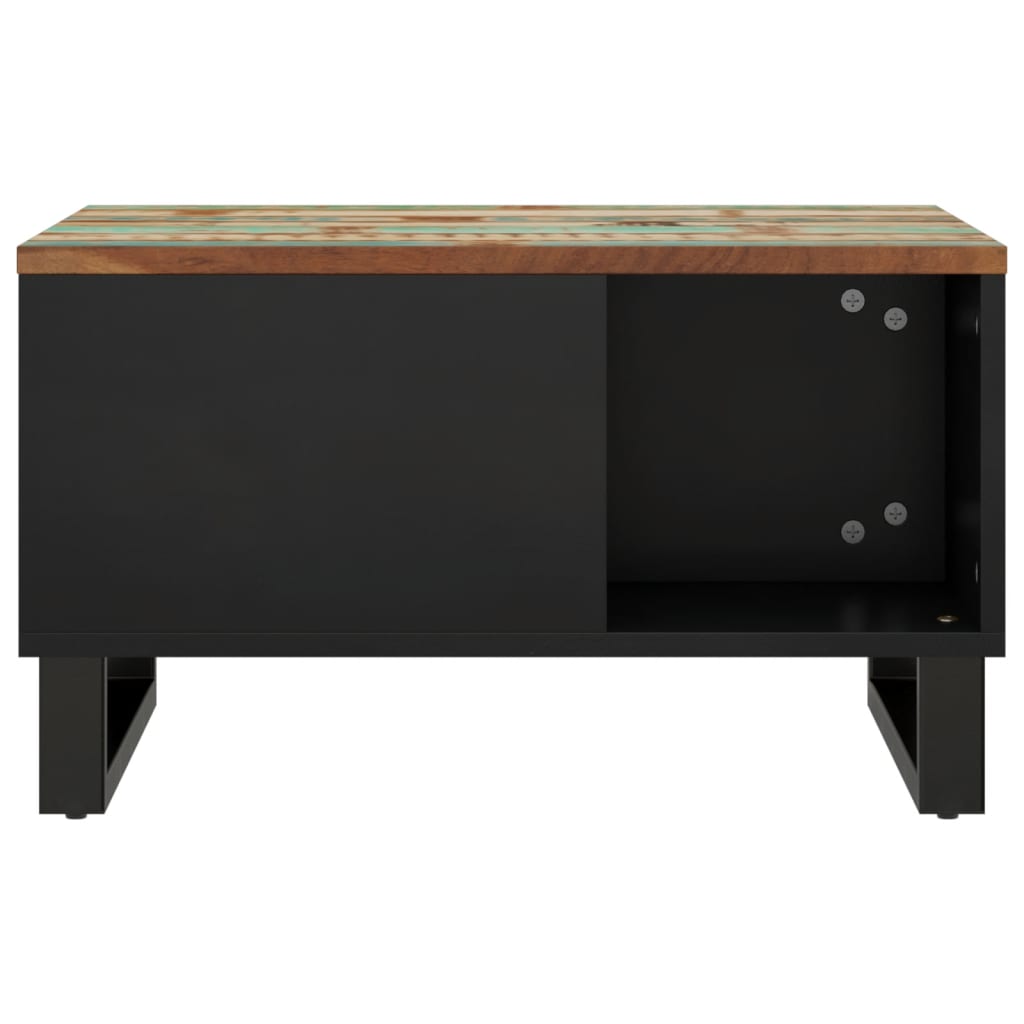 Table basse 60x50x35 cm bois de récupération massif - XIOS