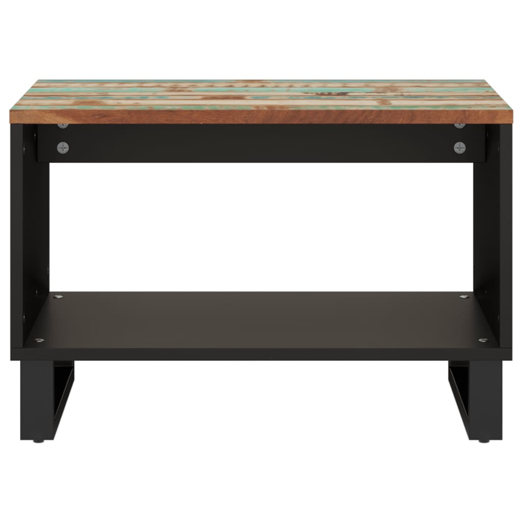 Table basse 60x50x40 cm bois de récupération massif - XIOS