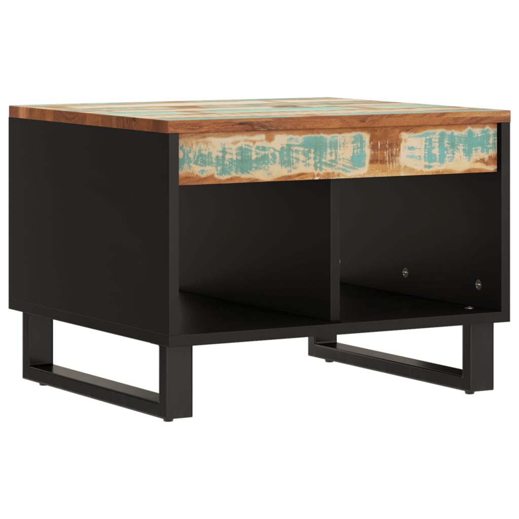 Table basse 55x50x40 cm bois de récupération massif - XIOS
