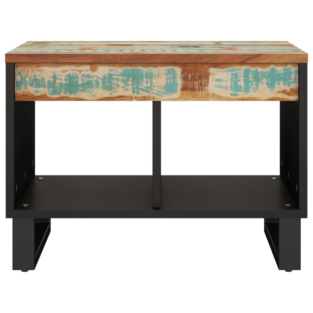 Table basse 55x50x40 cm bois de récupération massif - XIOS