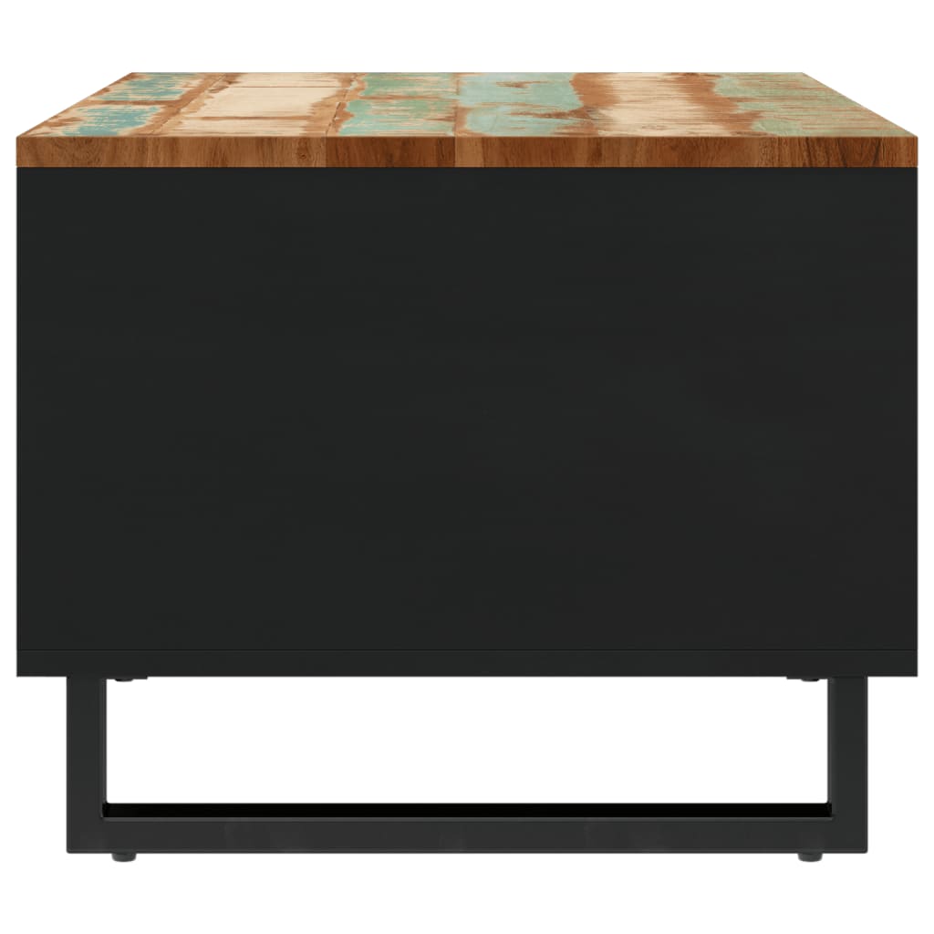 Table basse 55x50x40 cm bois de récupération massif - XIOS
