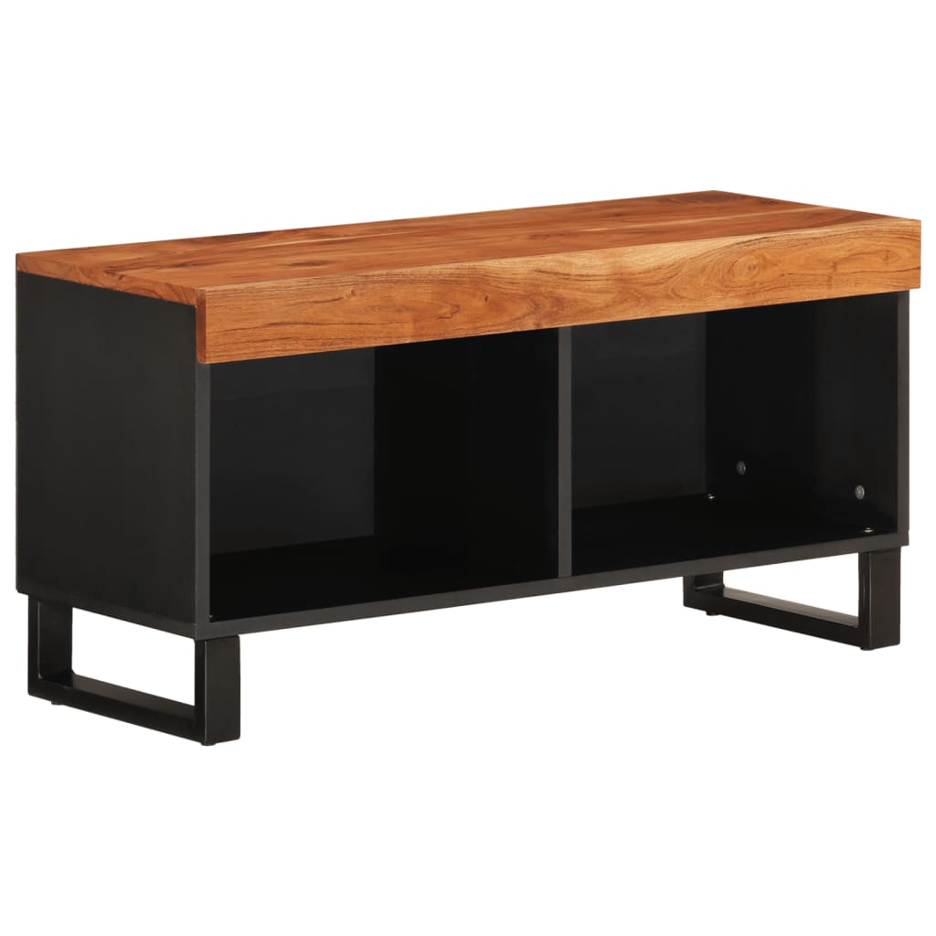 Meuble TV 85x33x43,5 cm bois d'acacia massif - XIOS