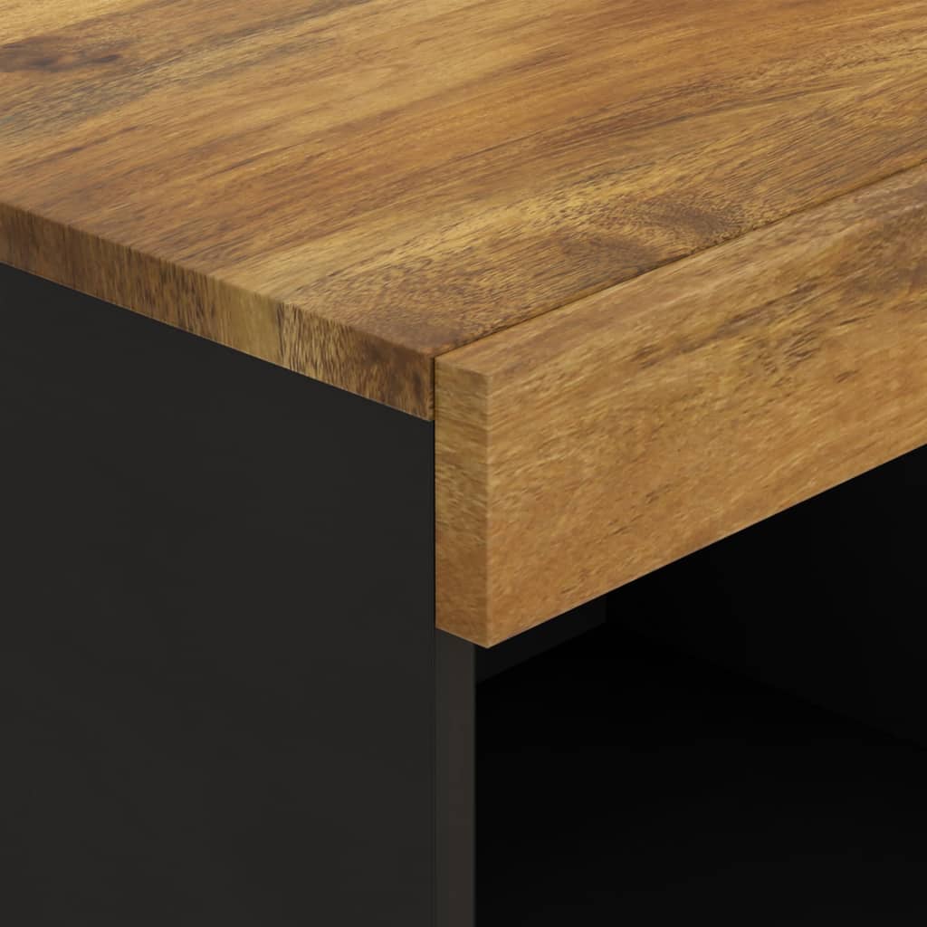 Meuble TV 85x33x43,5 cm bois massif de manguier - XIOS