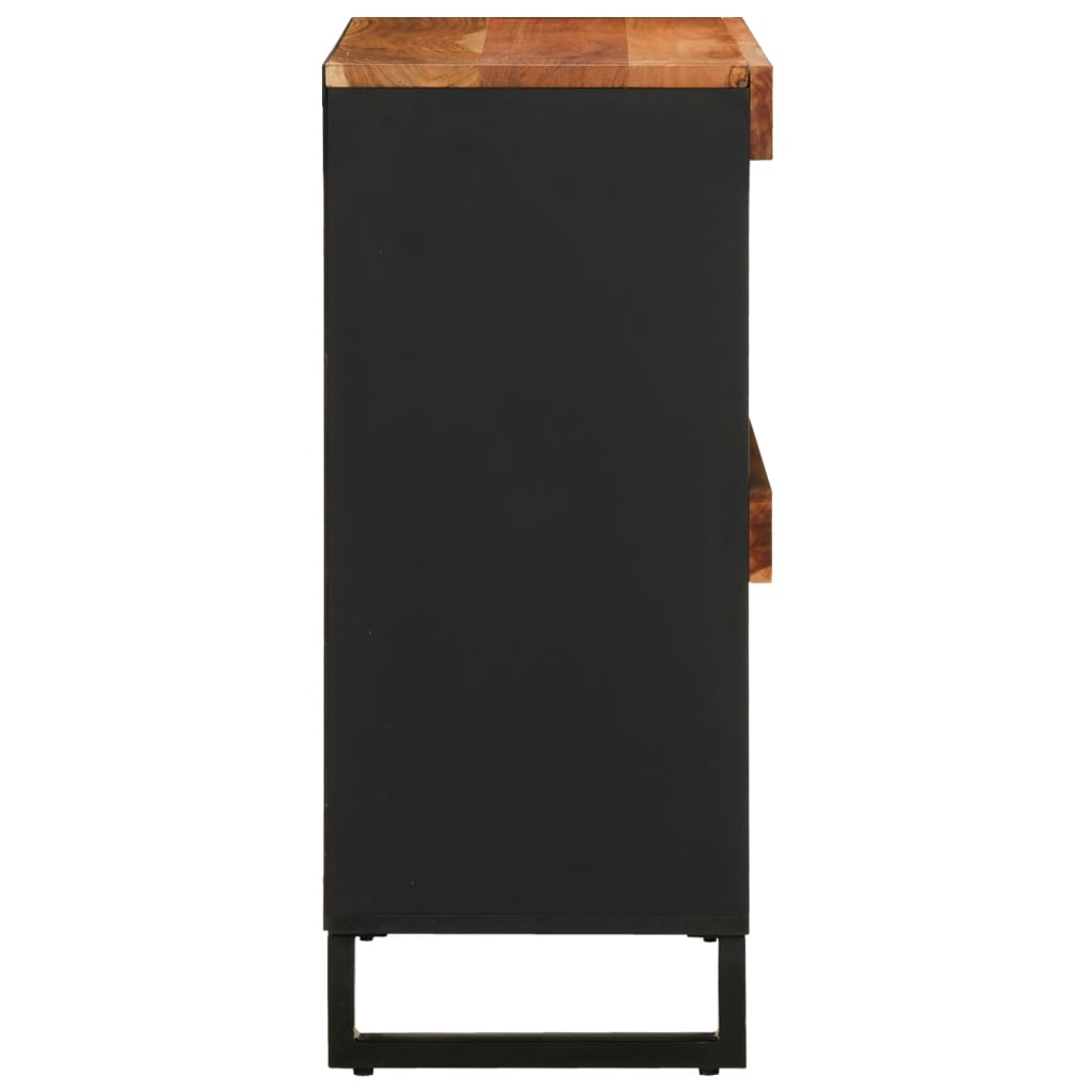 Armoire latérale 85x33x75 cm bois massif d'acacia - XIOS