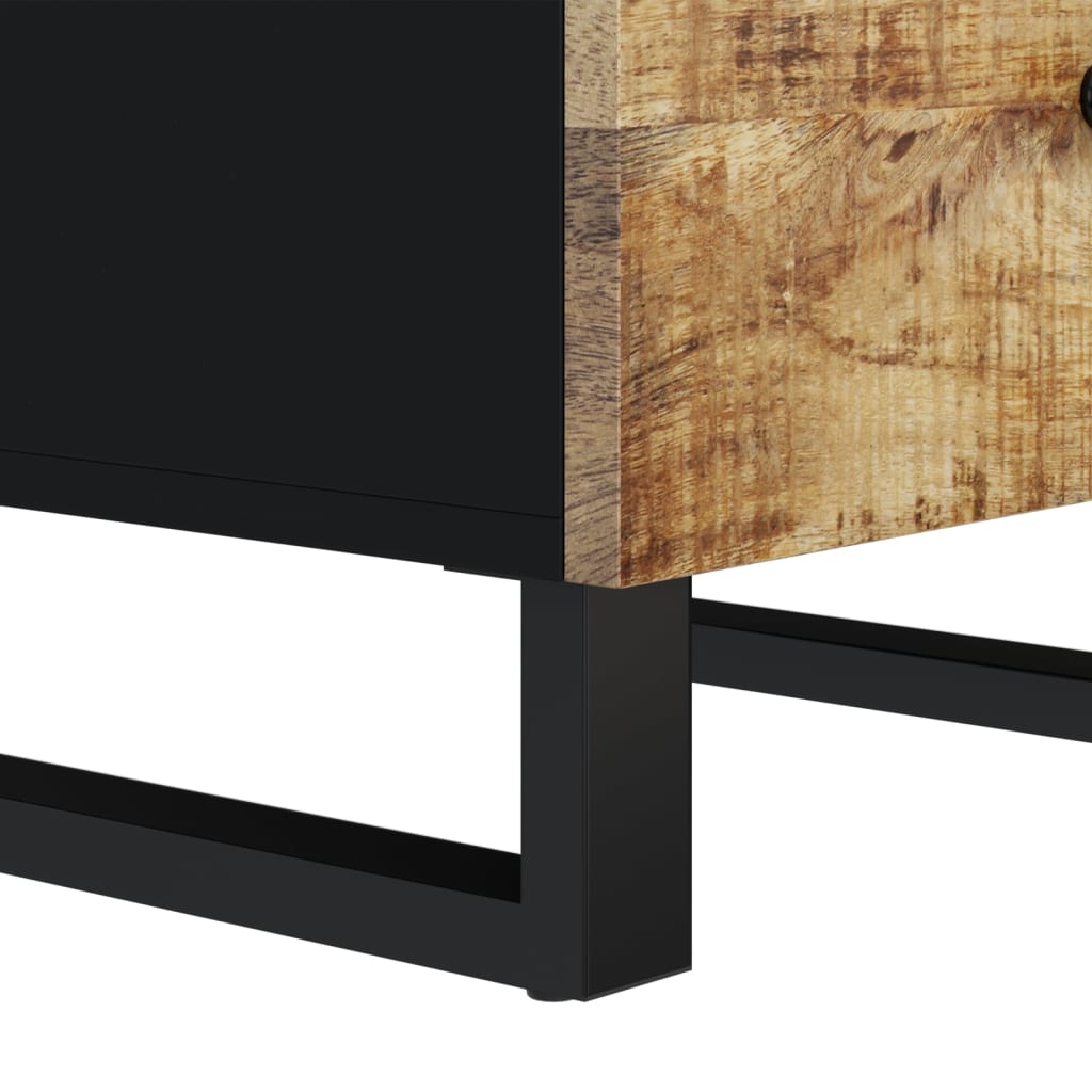 Buffet avec 3 tiroirs 40x33,5x75 cm bois massif de manguier - XIOS