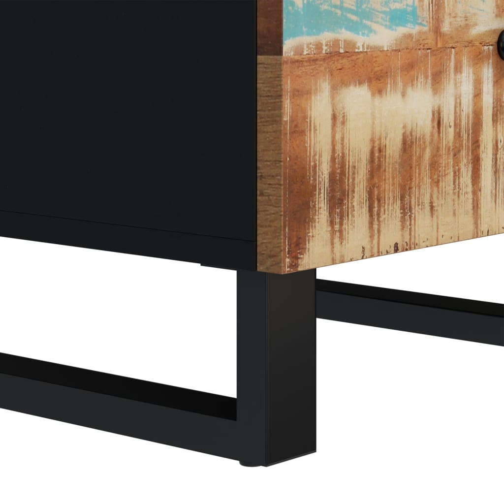 Buffet avec 3 tiroirs 40x33,5x75 cm bois massif de récupération - XIOS