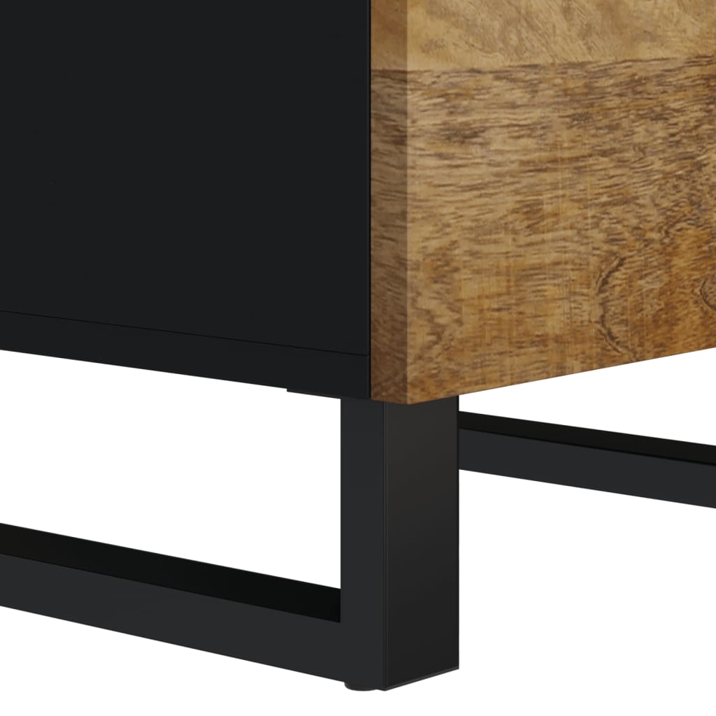 Buffet avec 3 tiroirs 40x33,5x75 cm bois massif de manguier - XIOS