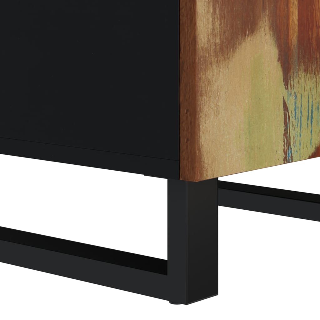 Buffet avec porte 40x31x75 cm bois massif de récupération - XIOS