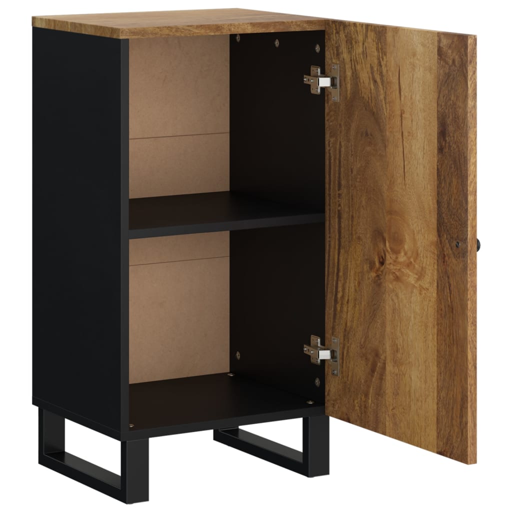 Buffet avec porte 40x31x75 cm bois massif de manguier - XIOS