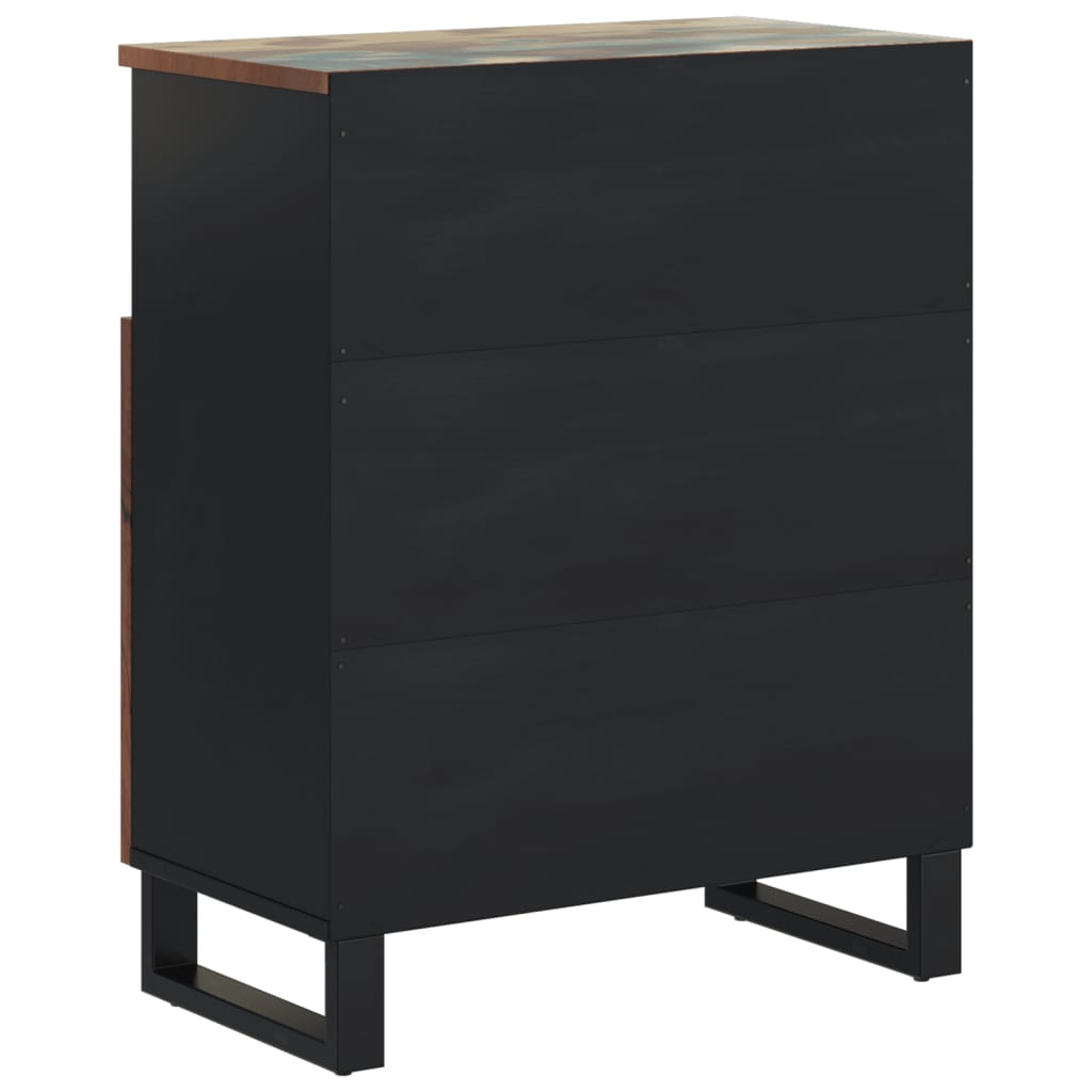 Buffet avec 2 portes 60x33x75 cm bois massif de récupération - XIOS