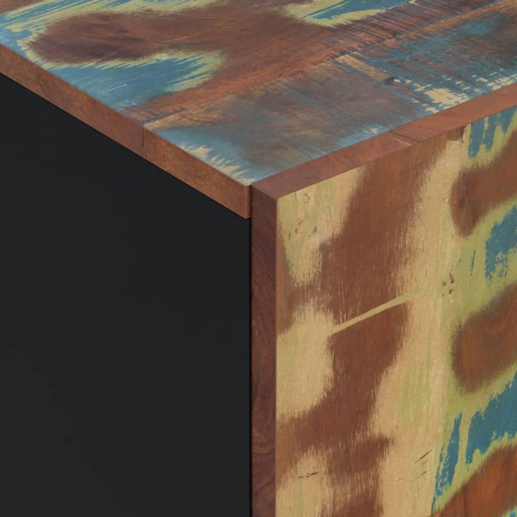 Buffet avec 4 portes 60x33x75 cm bois massif de récupération - XIOS