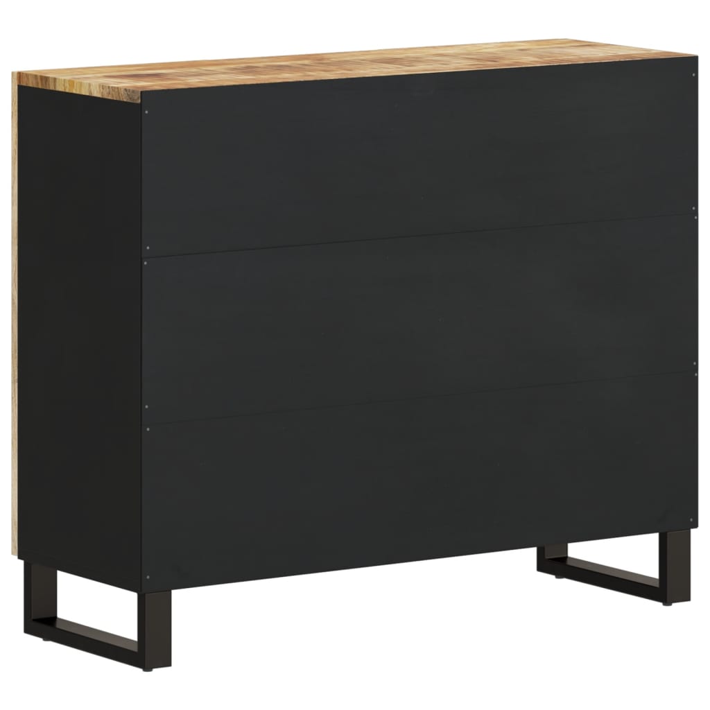 Buffet avec 2 portes 90x33x75 cm bois massif de manguier Buffets & bahuts vidaXL