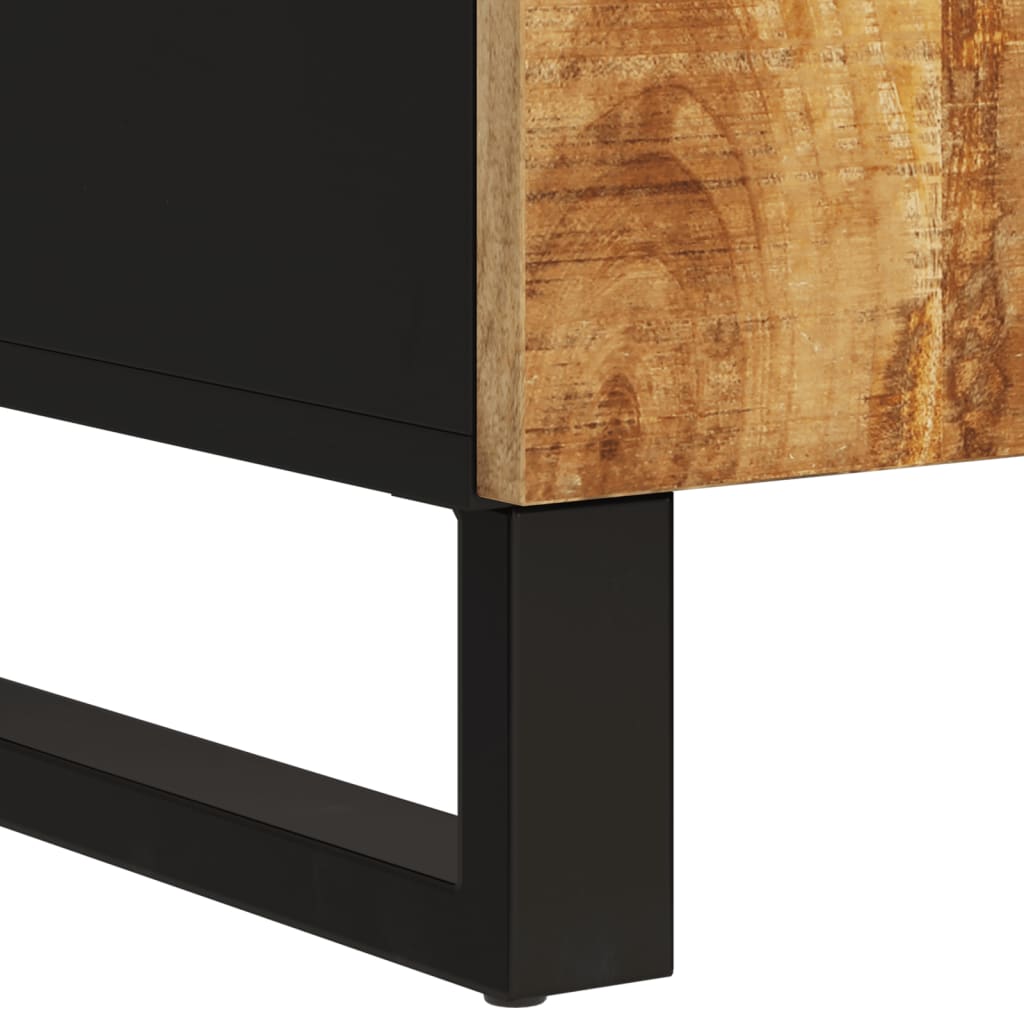 Buffet avec 2 portes 90x33x75 cm bois massif de manguier Buffets & bahuts vidaXL