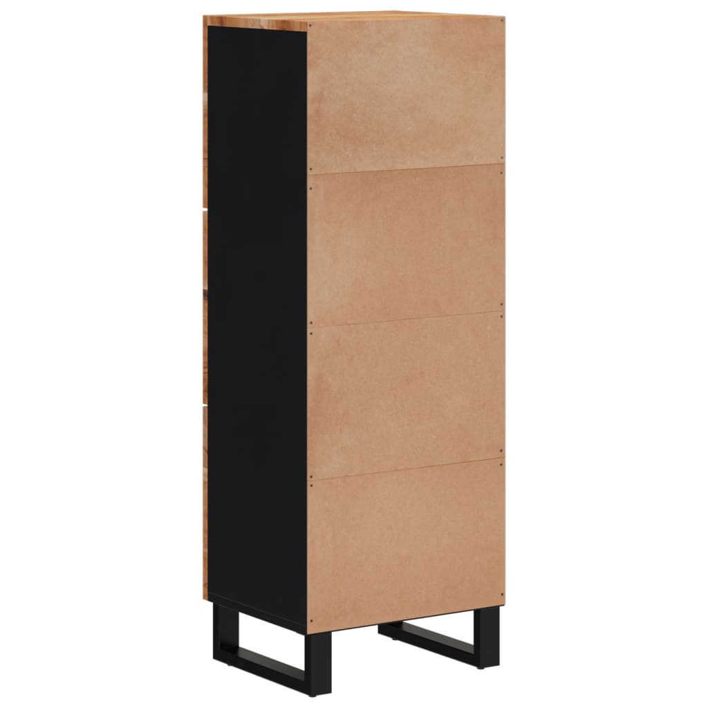 Buffet avec 3 portes 40x33x110 cm bois massif d'acacia et fer - XIOS