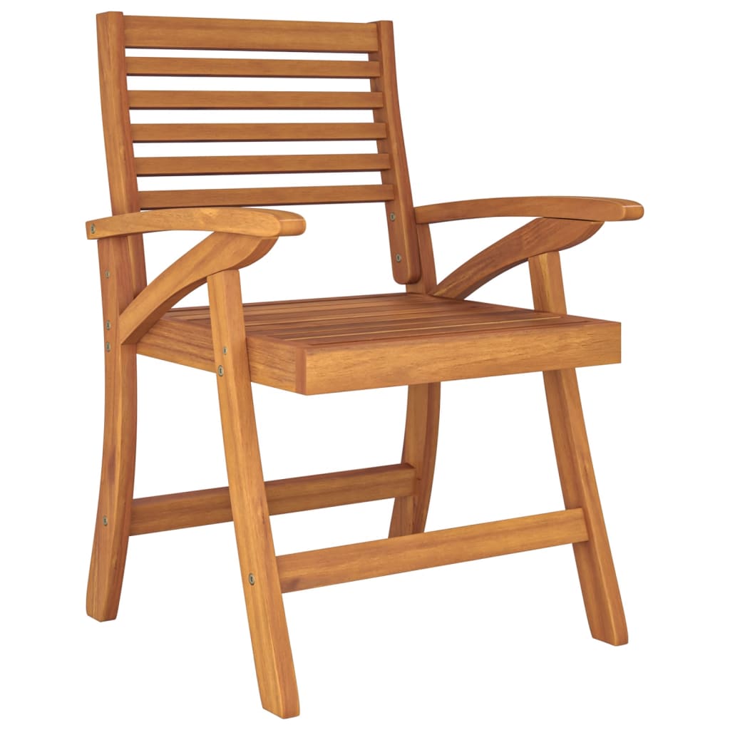 Ensemble à manger de jardin 5 pcs Bois d'acacia solide