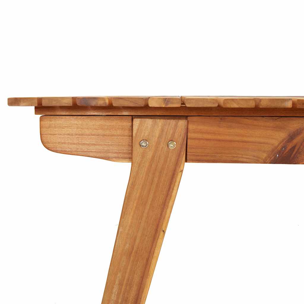 Ensemble à manger de jardin 5 pcs Bois d'acacia solide