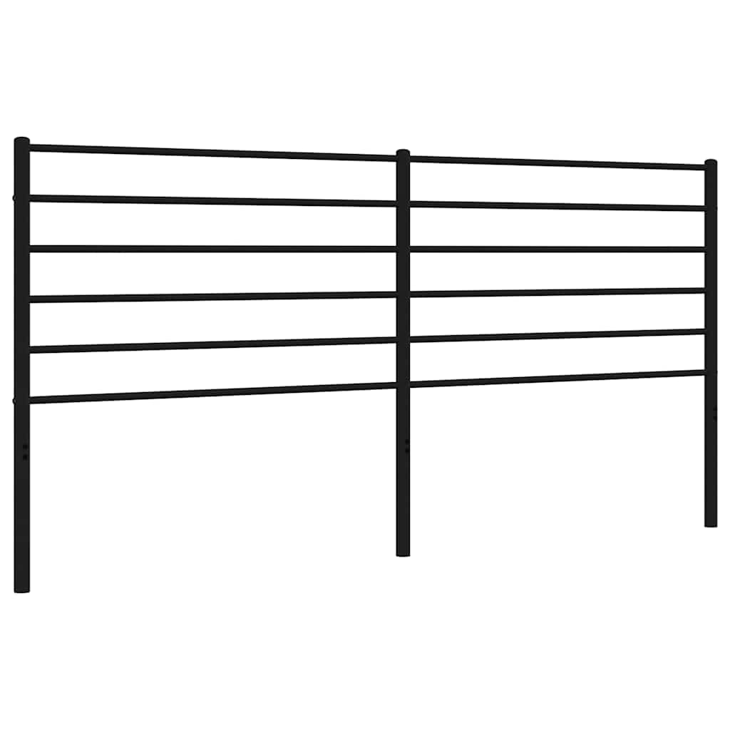 Tête de lit métal noir 193 cm - XIOS