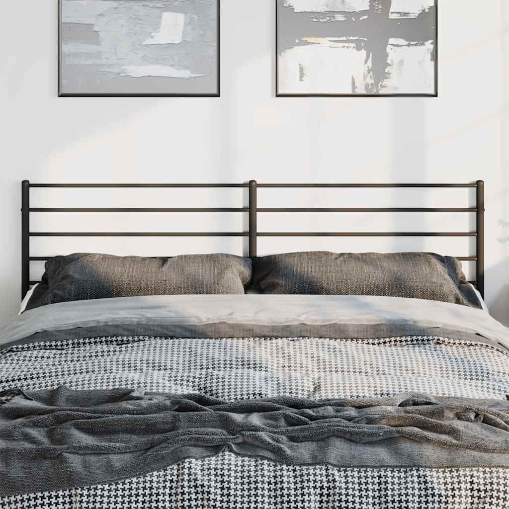 Tête de lit métal noir 193 cm - XIOS