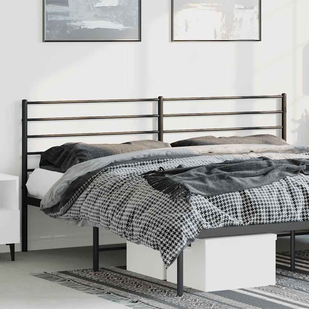 Tête de lit métal noir 193 cm - XIOS