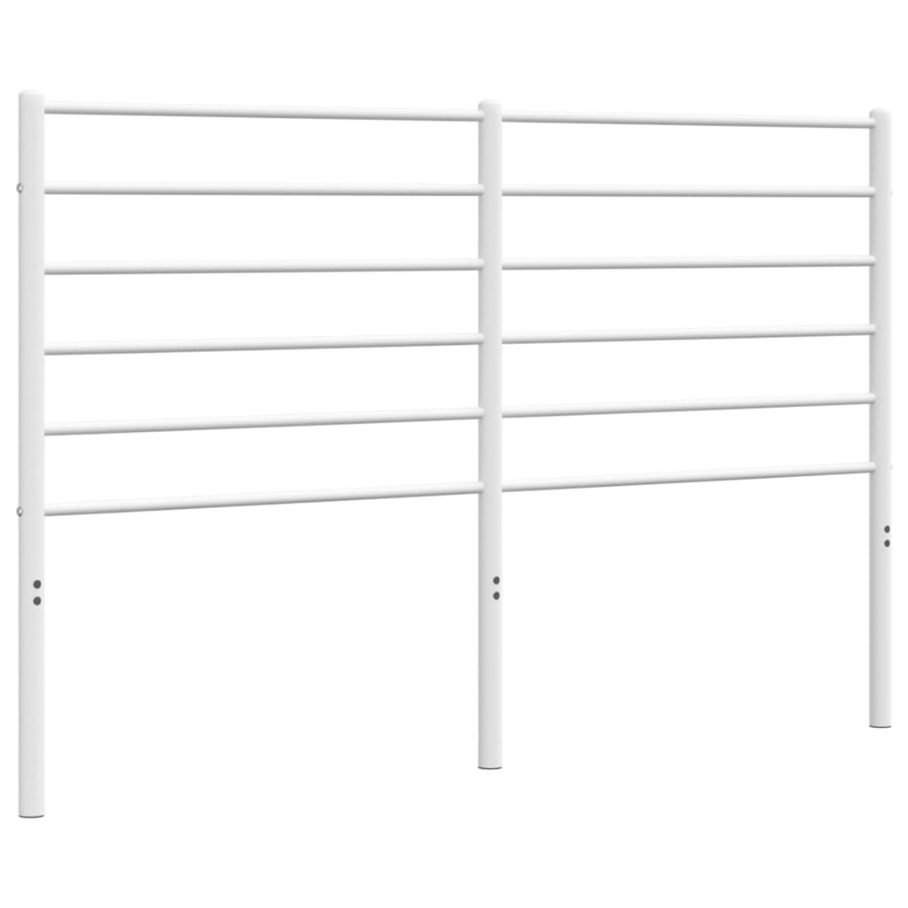 Tête de lit métal blanc 150 cm Têtes et pieds de lit vidaXL