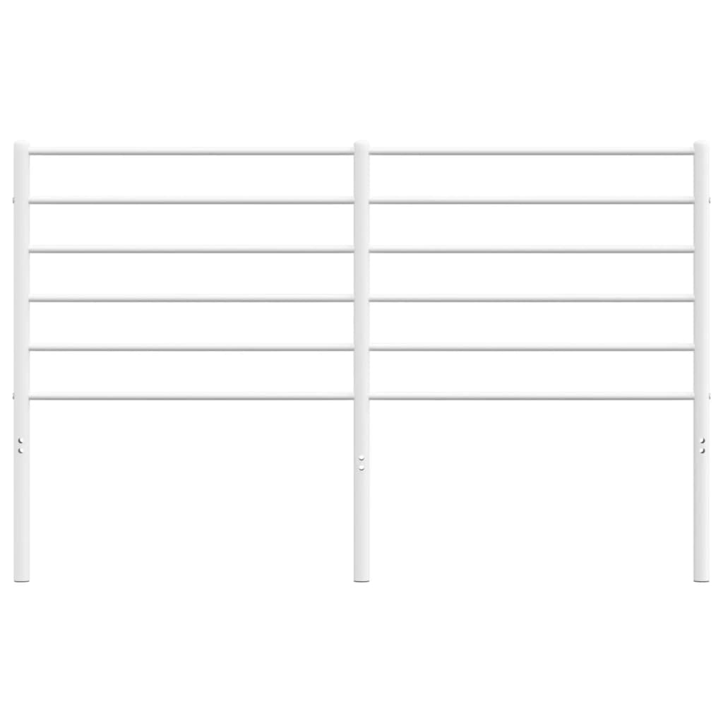 Tête de lit métal blanc 150 cm Têtes et pieds de lit vidaXL