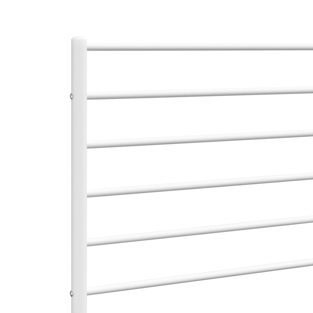 Tête de lit métal blanc 150 cm Têtes et pieds de lit vidaXL