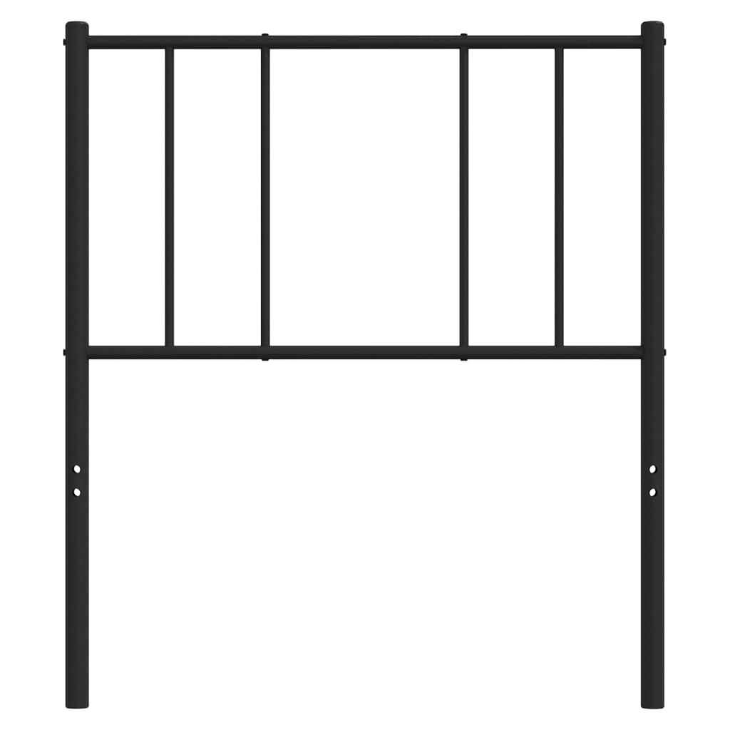 Tête de lit métal noir 90 cm - XIOS