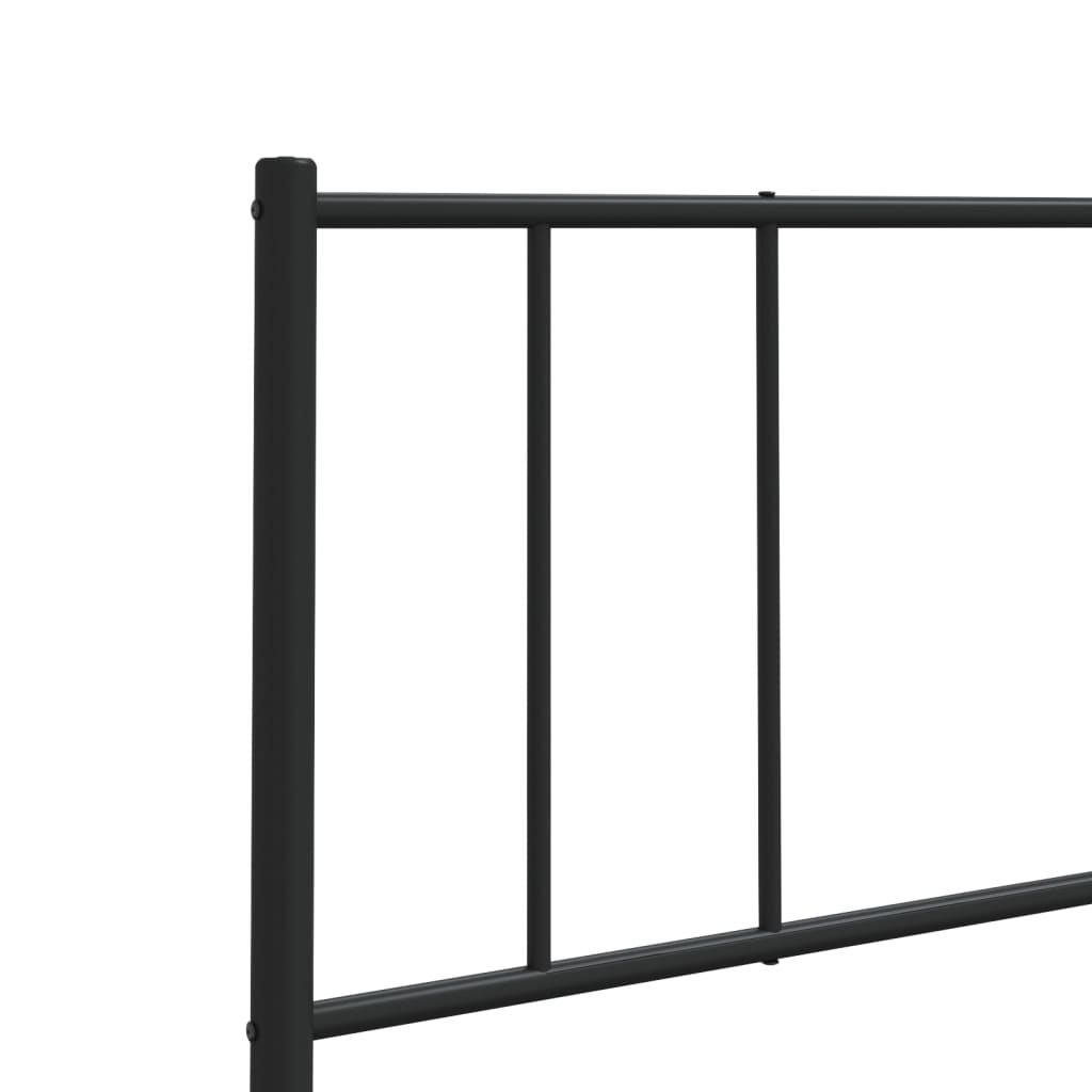 Tête de lit métal noir 120 cm - XIOS