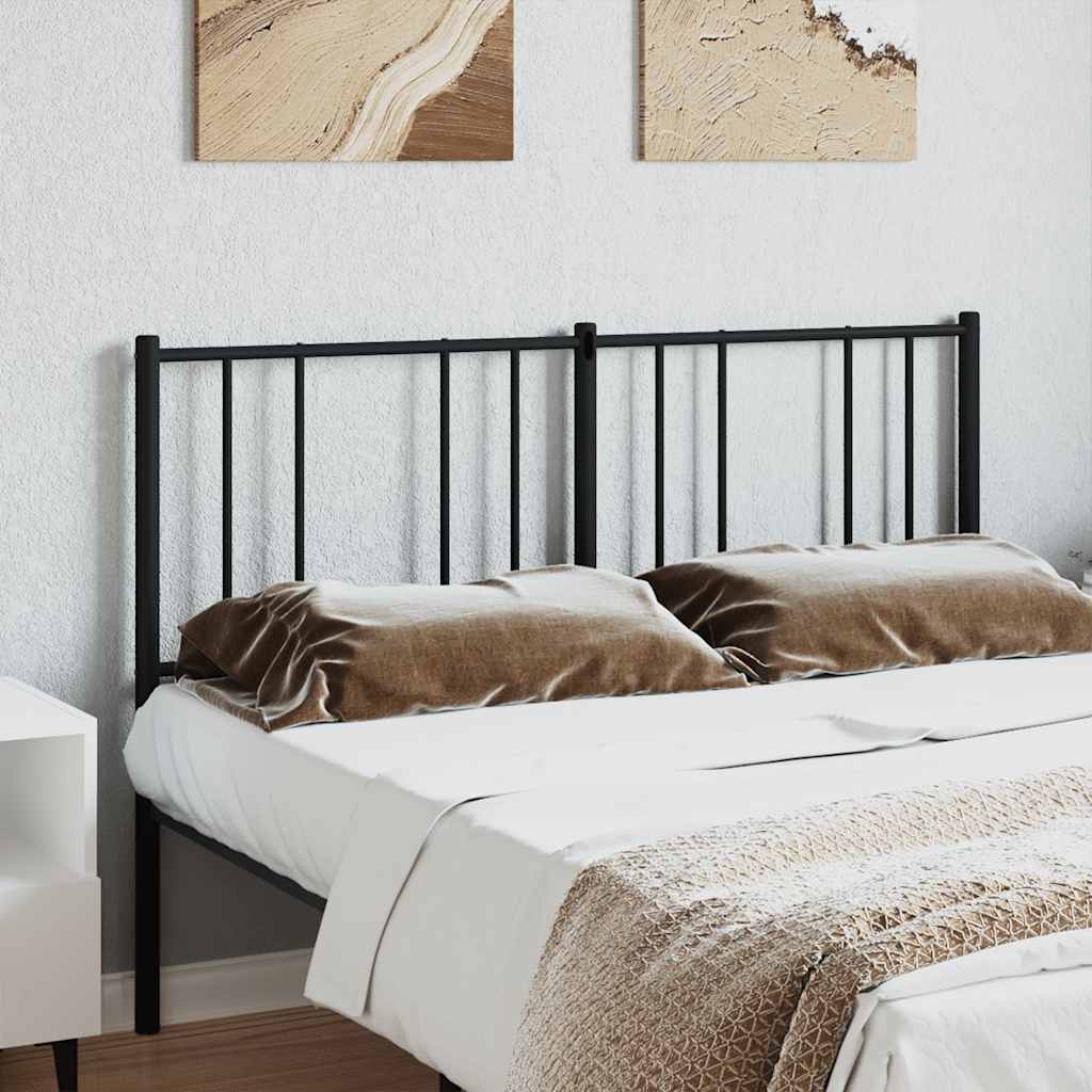 Tête de lit métal noir 160 cm - XIOS