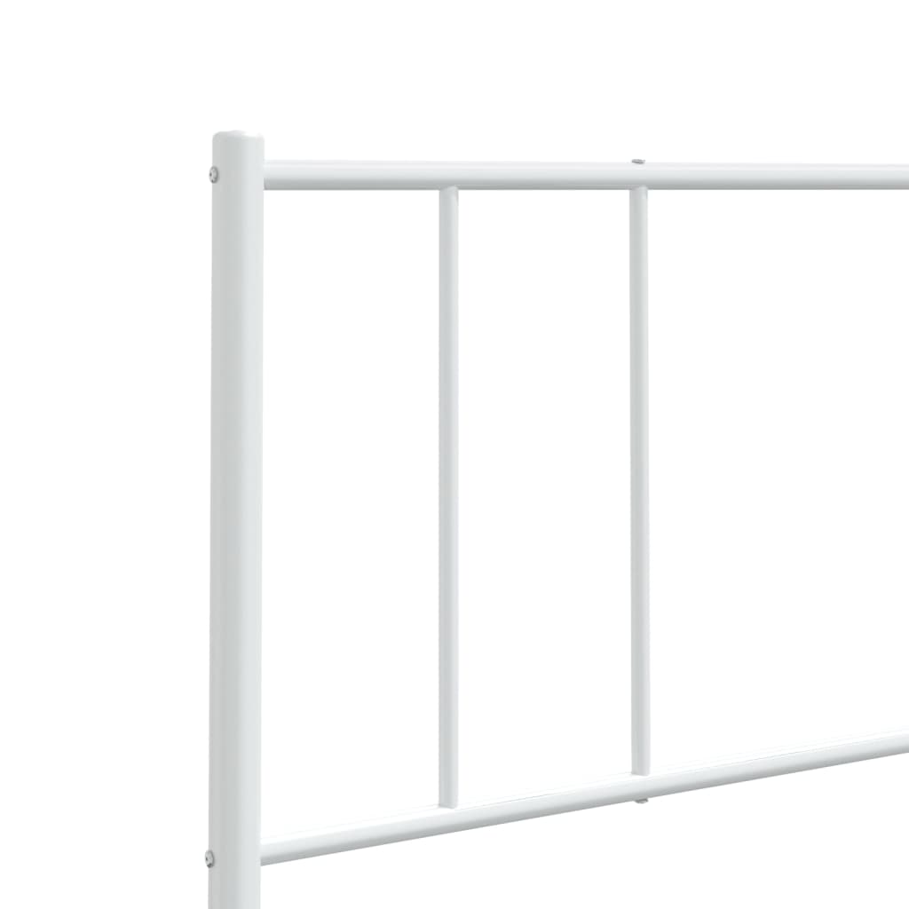 Tête de lit métal blanc 120 cm - XIOS