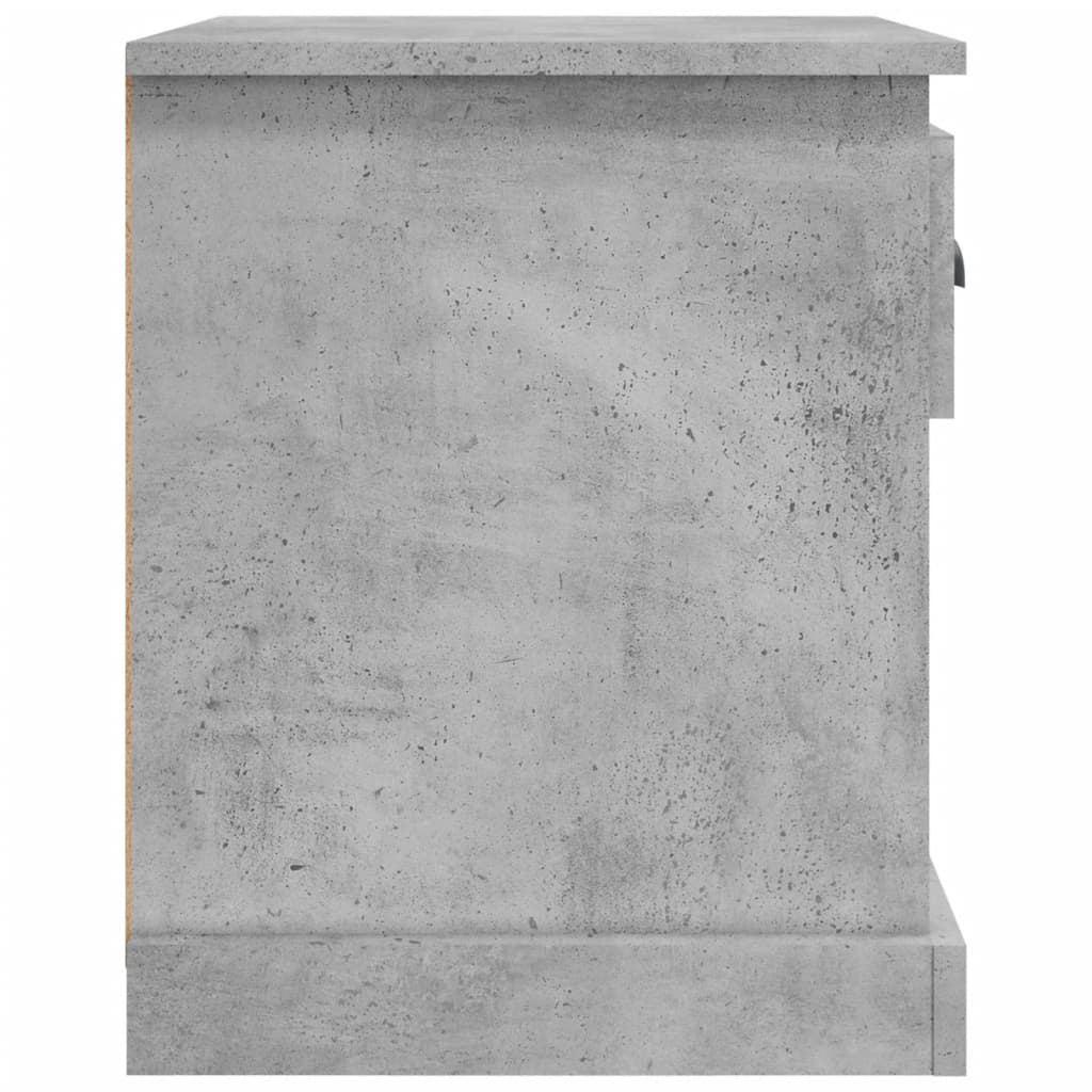 Tables de chevet 2 pcs gris béton 39x39x47,5 cm bois ingénierie - XIOS