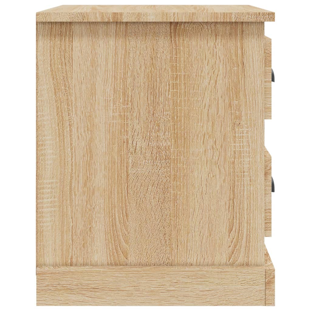 Table de chevet chêne sonoma 39x39x47,5 cm bois d'ingénierie - XIOS