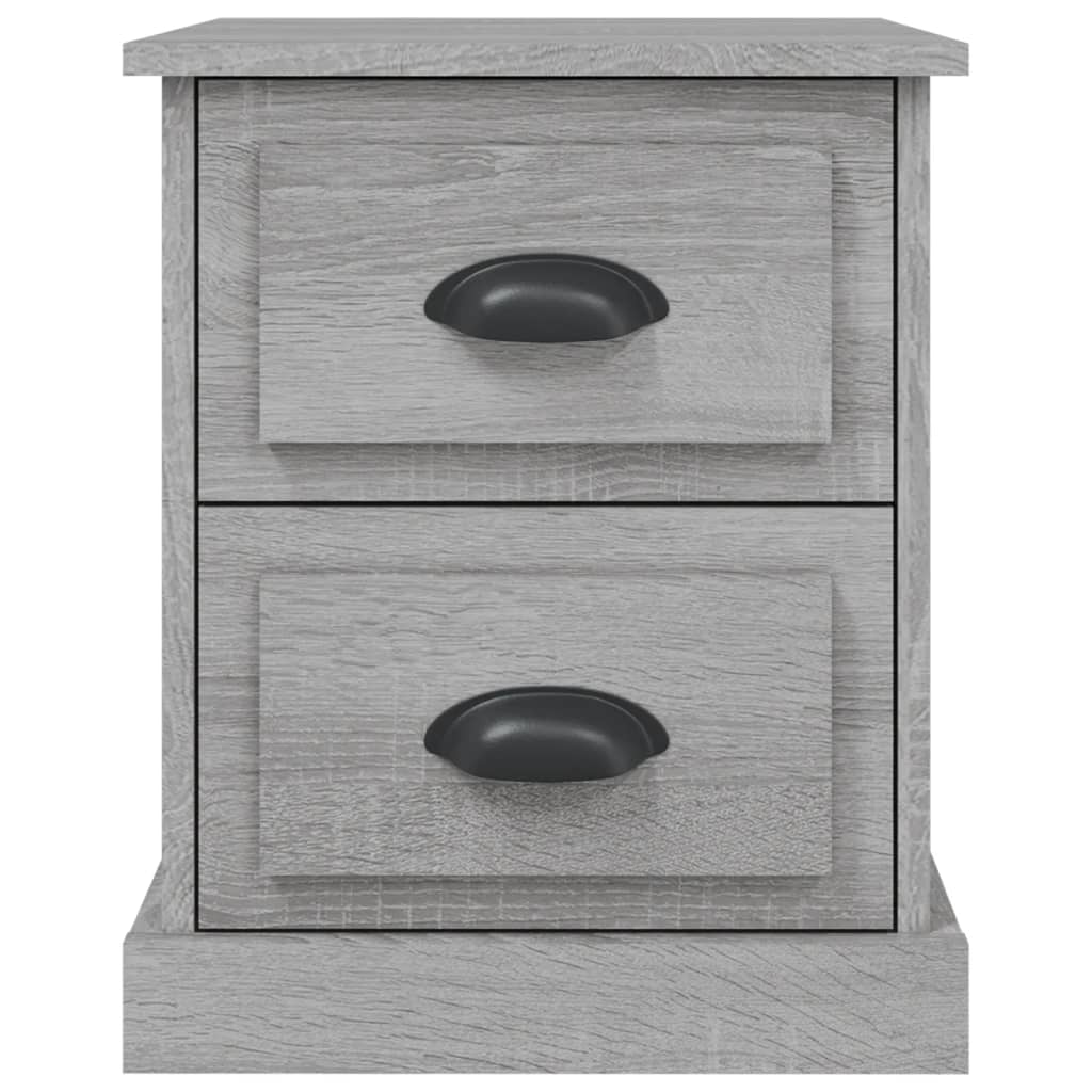Tables de chevet 2 pcs sonoma gris 39x39x47,5cm bois ingénierie - XIOS
