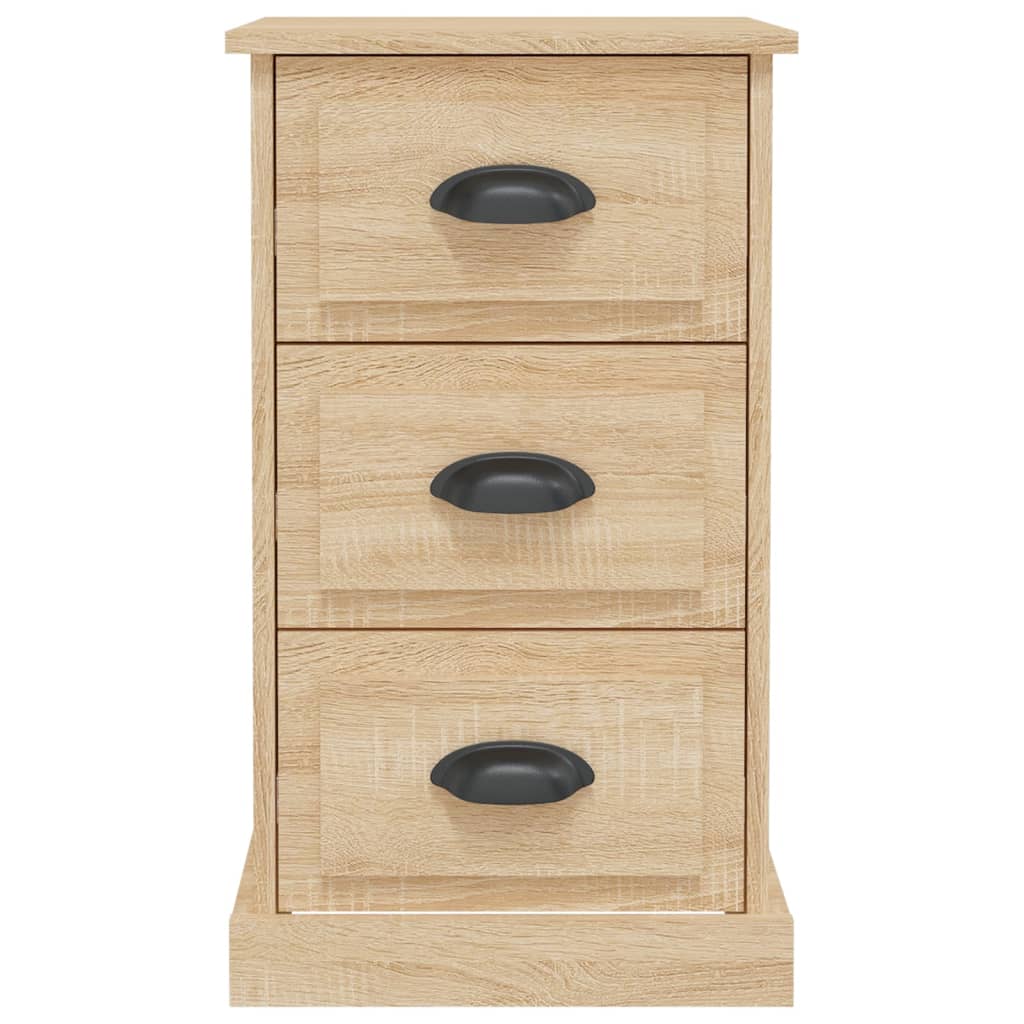 Table de chevet chêne sonoma 39x39x67 cm bois d'ingénierie - XIOS