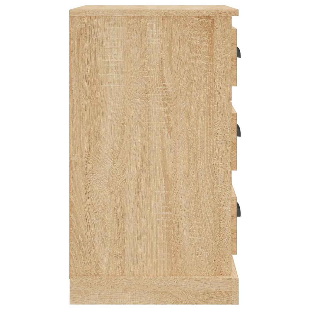 Table de chevet chêne sonoma 39x39x67 cm bois d'ingénierie - XIOS