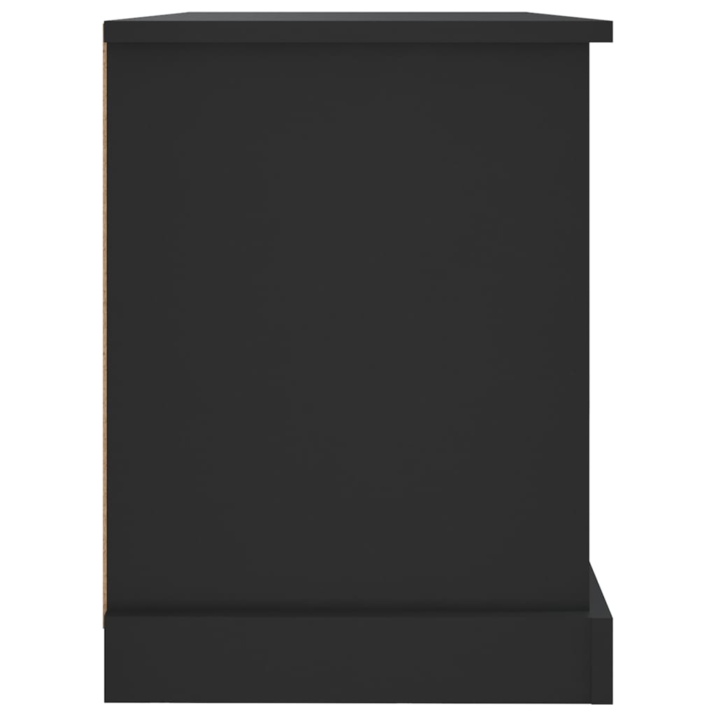 Meuble TV noir 73x35,5x47,5 cm bois d'ingénierie Meubles TV vidaXL   