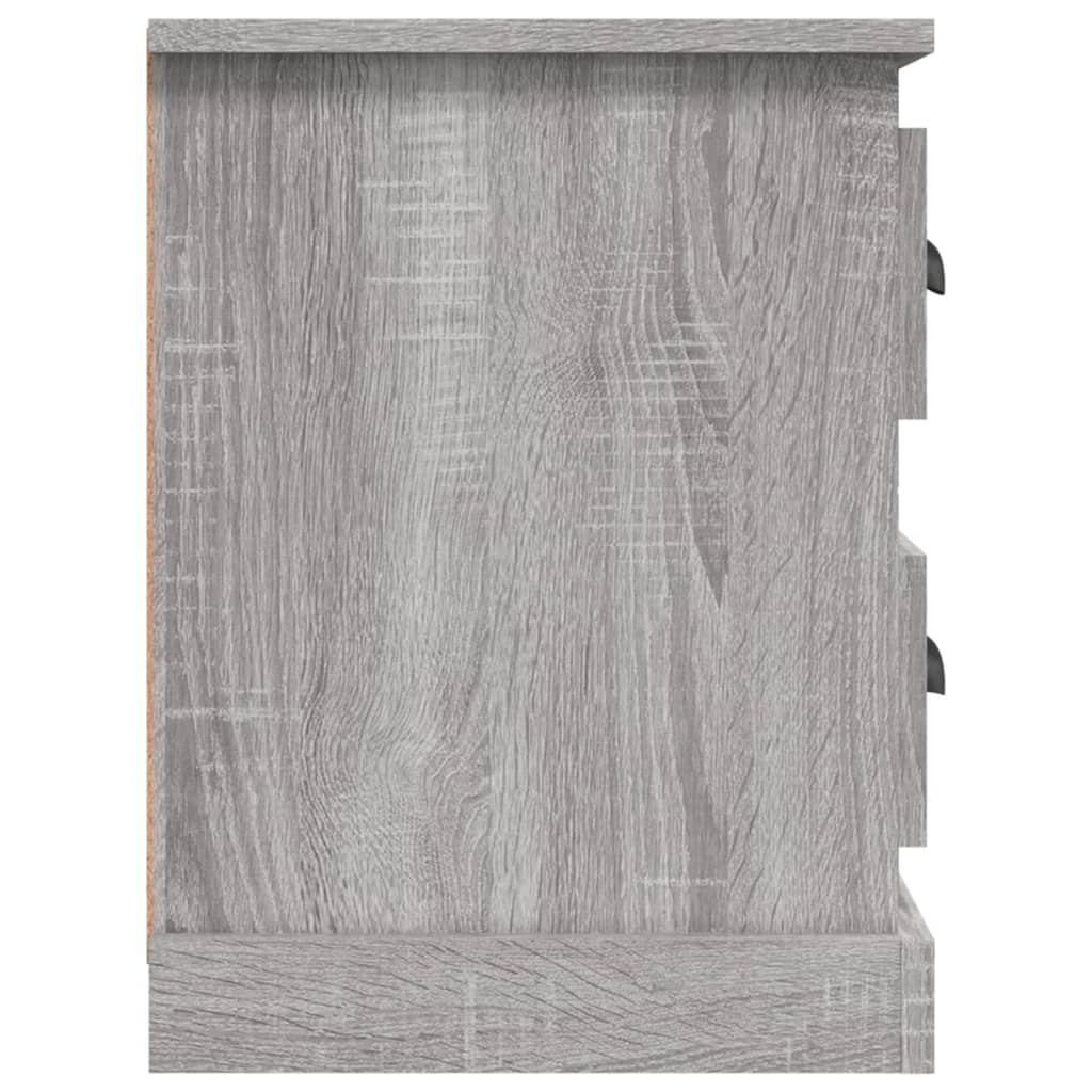 Meuble TV sonoma gris 102x35,5x47,5 cm bois d'ingénierie - XIOS
