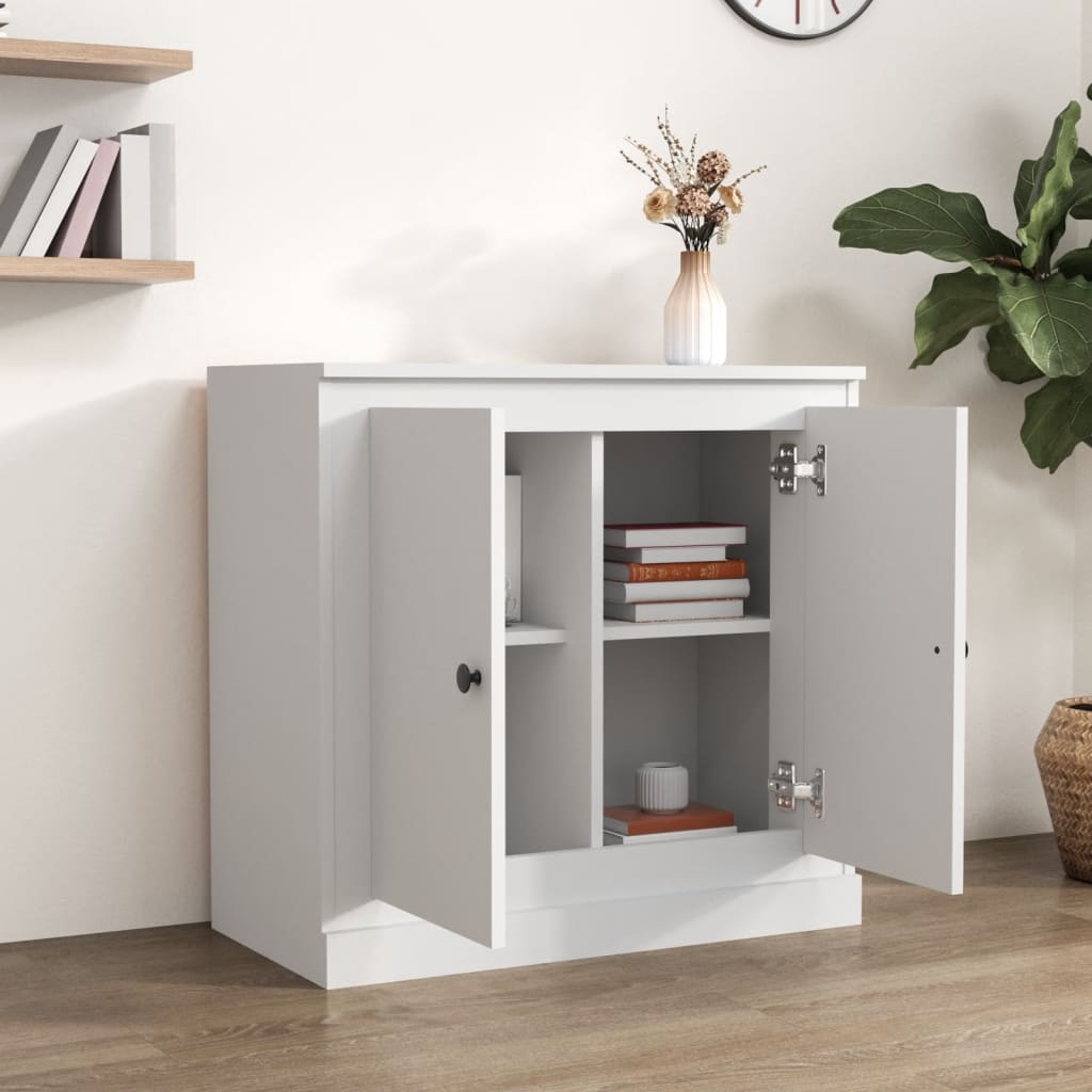 Buffet blanc 70x35,5x67,5 cm bois d'ingénierie - XIOS