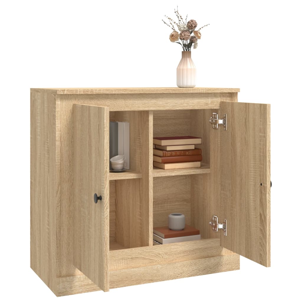 Buffet chêne sonoma 70x35,5x67,5 cm bois d'ingénierie - XIOS