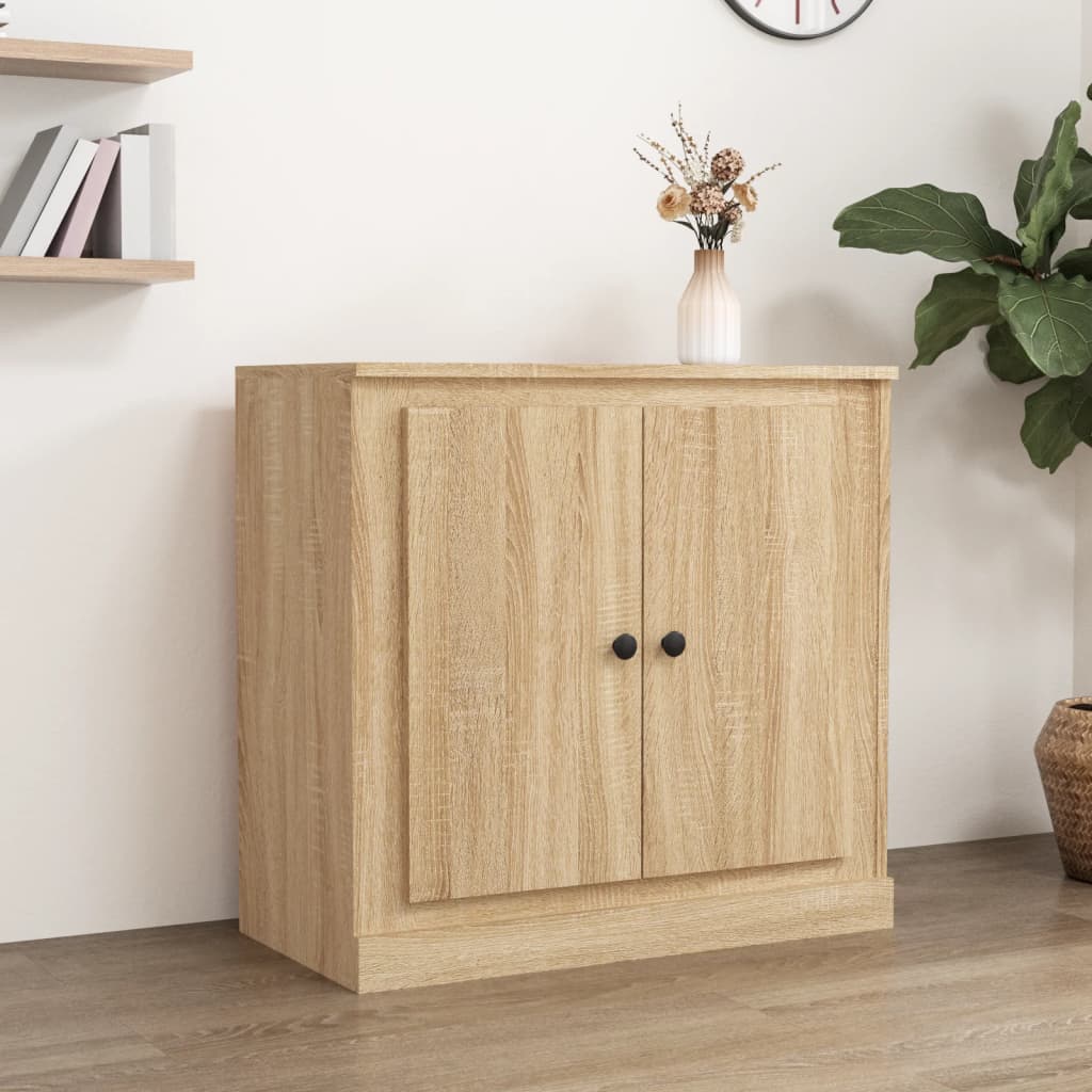 Buffet chêne sonoma 70x35,5x67,5 cm bois d'ingénierie - XIOS