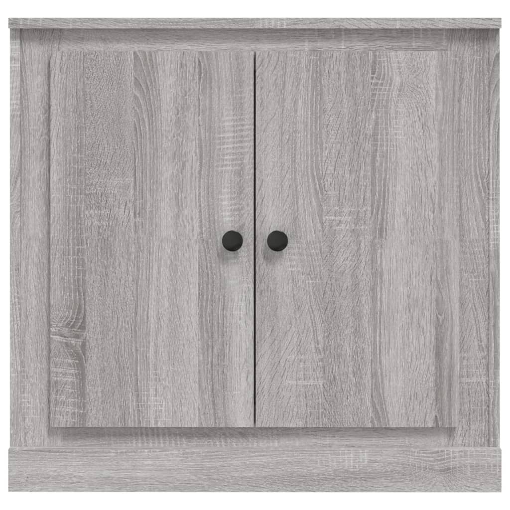 Buffet sonoma gris 70x35,5x67,5 cm bois d'ingénierie - XIOS