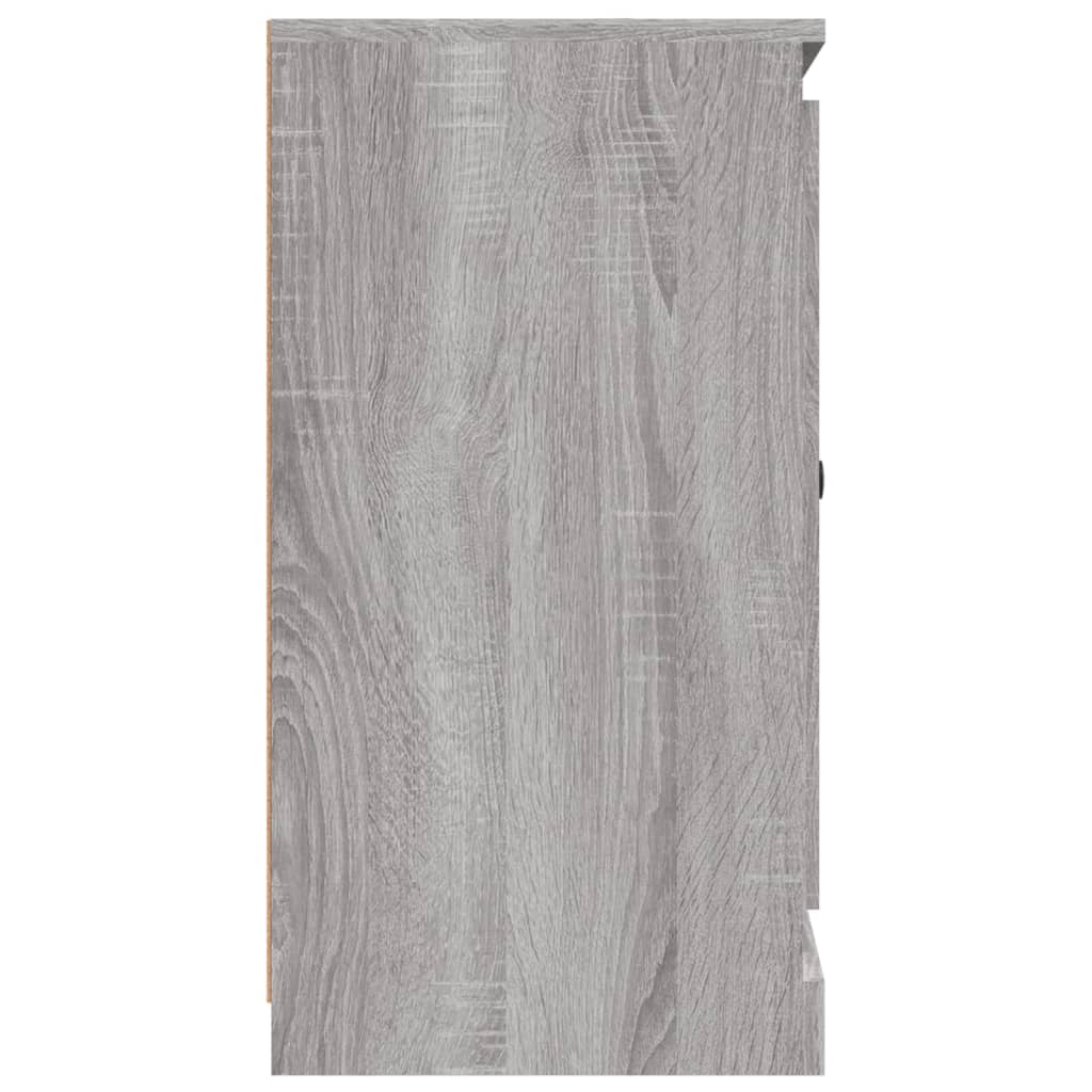 Buffet sonoma gris 70x35,5x67,5 cm bois d'ingénierie - XIOS