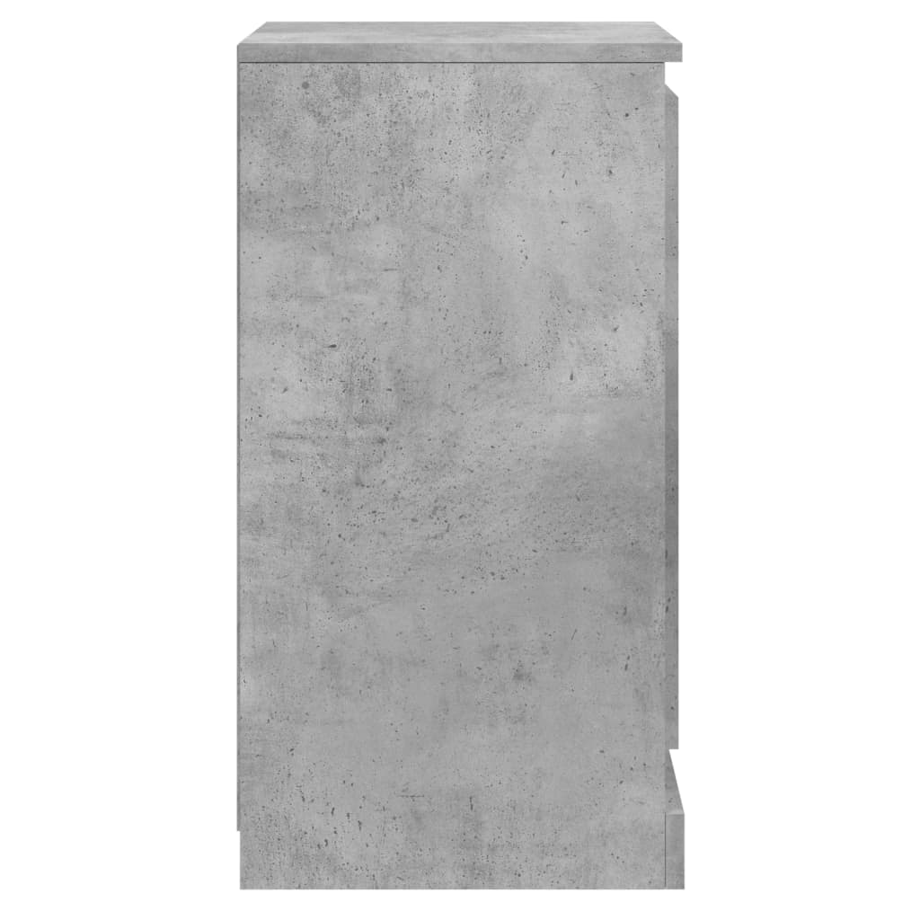 Buffet gris béton 37,5x35,5x67,5 cm bois d'ingénierie - XIOS