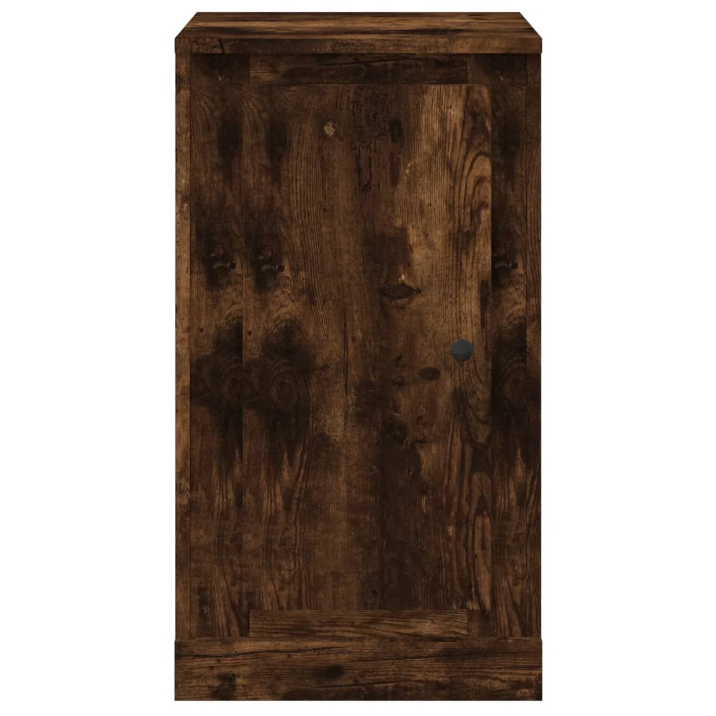 Buffet chêne fumé 37,5x35,5x67,5 cm bois d'ingénierie - XIOS