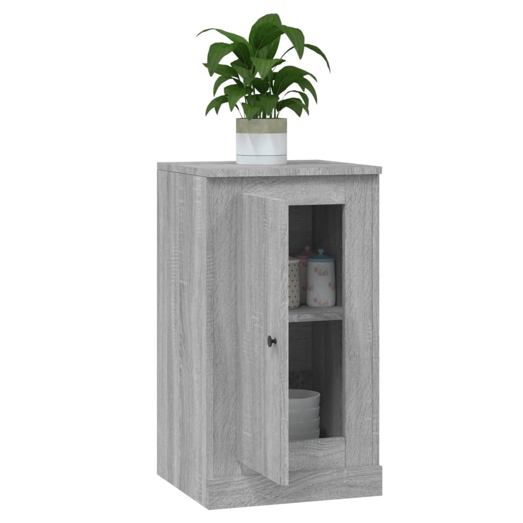 Buffet sonoma gris 37,5x35,5x67,5 cm bois d'ingénierie - XIOS