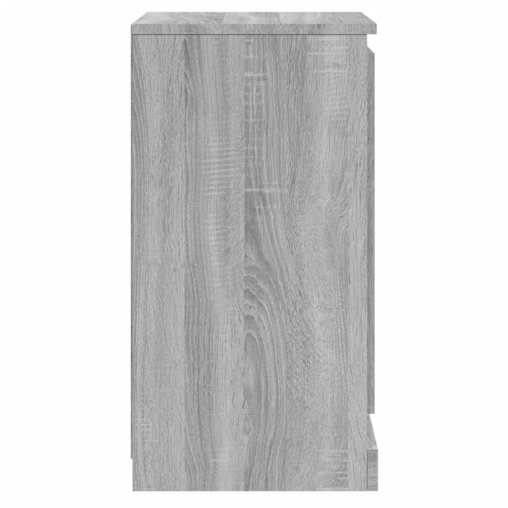 Buffet sonoma gris 37,5x35,5x67,5 cm bois d'ingénierie - XIOS