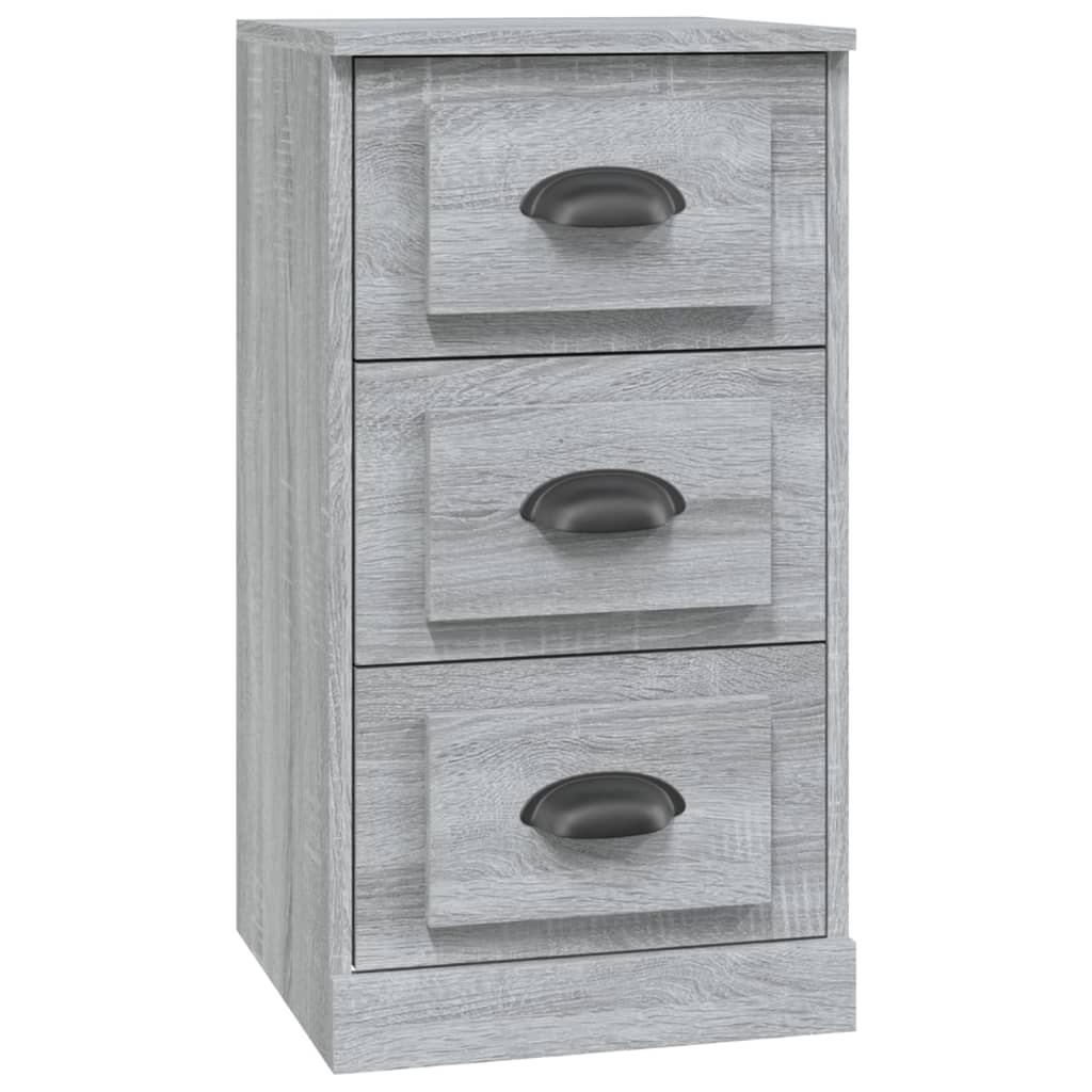 Buffet sonoma gris 36x35,5x67,5 cm bois d'ingénierie - XIOS